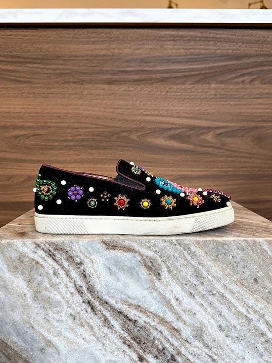 Christian Louboutin Shoes - Christian Louboutin embellished sneakers